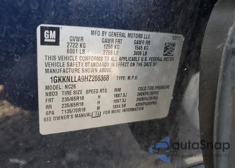 1GKKNLLA9HZ266368
